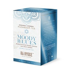 BIO Ra Hygge Moody Blues bylinný čaj s Maitake 16ks