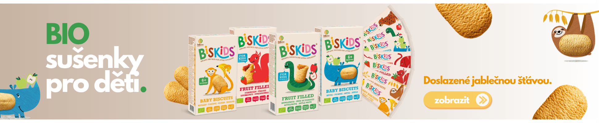 Biskids BIO sušenky pro děti