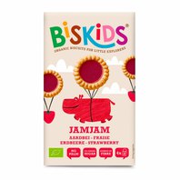 BISkids BIO dětské koláčky s jahodovým džemem bez přidaného cukru 36M+ 100g