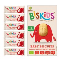BISkids BIO dětské celozrnné sušenky Natural 6M+ 120g