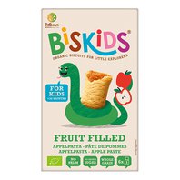 BISkids BIO měkké dětské sušenky s jablečným pyré bez přidaného cukru 33% ovoce 120g