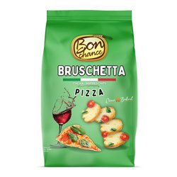 Bon Chance Bruschetta pečené chlebové chipsy s příchutí pizza 70g