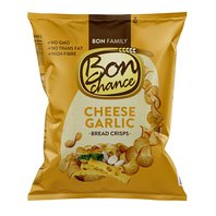 Bon Chance chlebové chipsy s česnekem a sýrem 60g