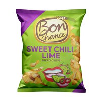 Bon Chance chlebové chipsy sweet chilli a limetka 120g