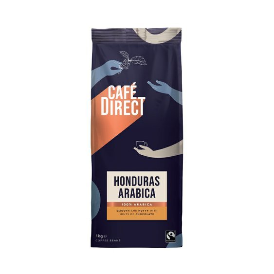 Cafédirect BIO Honduras SCA 83 zrnková káva Arabica 1kg. Gurmet káva.