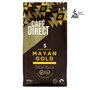 Cafédirect BIO Mayan Gold Mexico SCA 82 mletá káva 200g. Fairtrade certifikace. Bohatá vyvážená 100% BIO Arabika s plným tělem a sladkými tóny karamelu. Pěstováno ve vysoké nadmořské výšce v oblasti Chiapas v jižním Mexiku. Síla pražení 5/5.