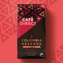 Cafédirect Colombia Reserva SCA 82 mletá káva 227g. 100% Arabika. Pražení výběrové gurmet kávy v malé pražírně London Fields roastery.