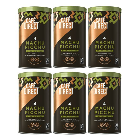 Cafédirect výhodný balíček Machu Picchu instantní kávy 100% Arabika. Gurmet káva.