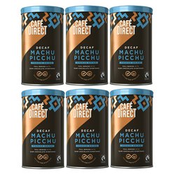 Cafédirect výhodný balíček Machu Picchu instantní kávy bez kofeinu 100% Arabika.