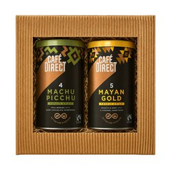 Cafédirect dárkový balíček Machu Picchu a Mayan Gold instantní kávy 2 x 100g