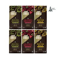 Výhodný balíček Cafédirect BIO Arabica mletá káva SCA 82 6 x 200g