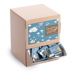 BIO hořká čokoláda Peru 80% 150 x 10g. Vhodné balení do kavárny či restaurace.