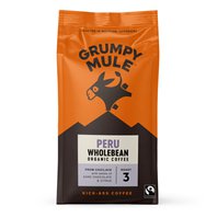 Grumpy Mule BIO Peru SCA 84 zrnková káva Arabica 200g