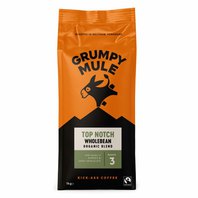 Grumpy Mule BIO Top Notch SCA 82+ zrnková káva Arabica 1kg