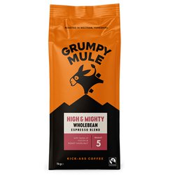 Grumpy Mule High & Mighty Espresso Blend SCA 82+ zrnková káva Arabica 1kg