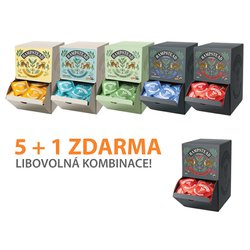 5 + 1 ZDARMA! Mix výhodných balení čajů Hampstead Tea London. Čaje do kanceláře i na doma.