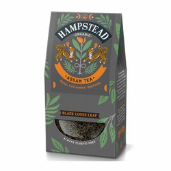 Hampstead Tea London BIO Assam černý sypaný čaj 100g. Silný černý čaj Demeter.