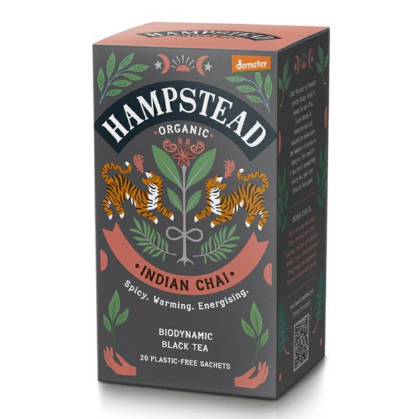 Hampstead Tea London BIO Chai černý čaj s orientálním kořením 20ks