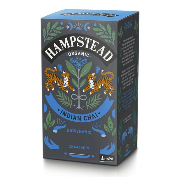 Hampstead Tea London BIO Chai černý čaj s orientálním kořením 20ks