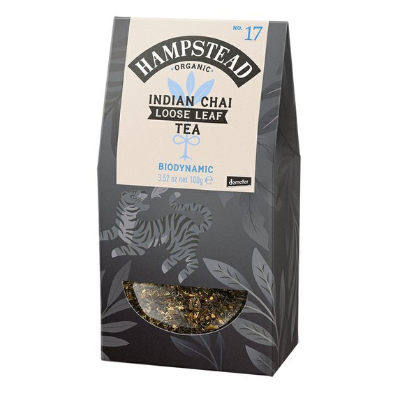 Hampstead Tea London BIO Chai černý sypaný čaj s orientálním kořením 100g