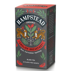 Hampstead Tea BIO černý čaj English Breakfast 20ks