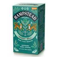 Hampstead Tea BIO bylinný čaj na podporu trávení 20ks. Čaj bez kofeinu.