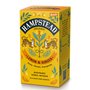 Hampstead Tea BIO citrónový čaj se zázvorem 20ks. Přirozeně podporující imunitu, bez kofeinu.