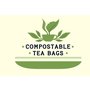 Hampstead Tea London BIO zelený čaj 20ks. Fairtrade a Demeter indický detoxikační čaj. Kompostovatelné sáčky.