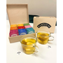 Hampstead Tea luxusní přírodní dřevěná kazeta mix sáčkových čajů 117ks - 9 druhů