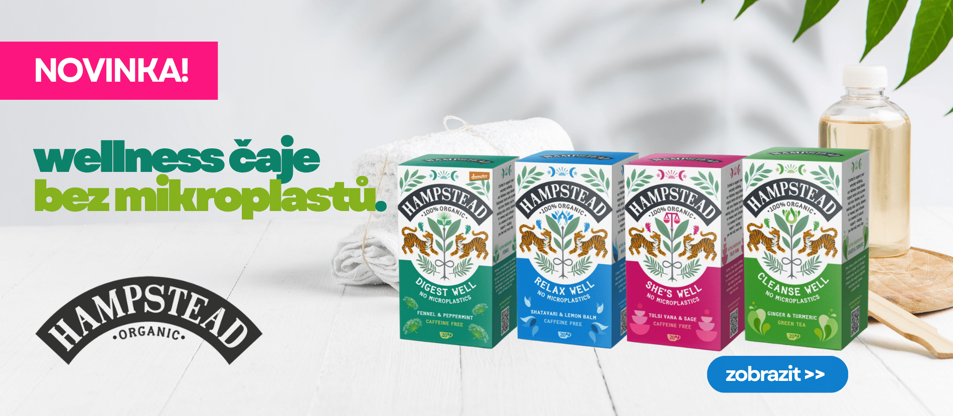 Hampstead Tea wellness čaje