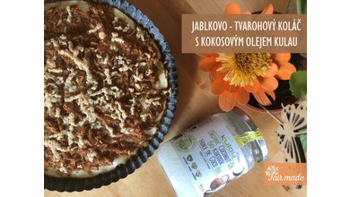 Jablko - tvarohový koláč