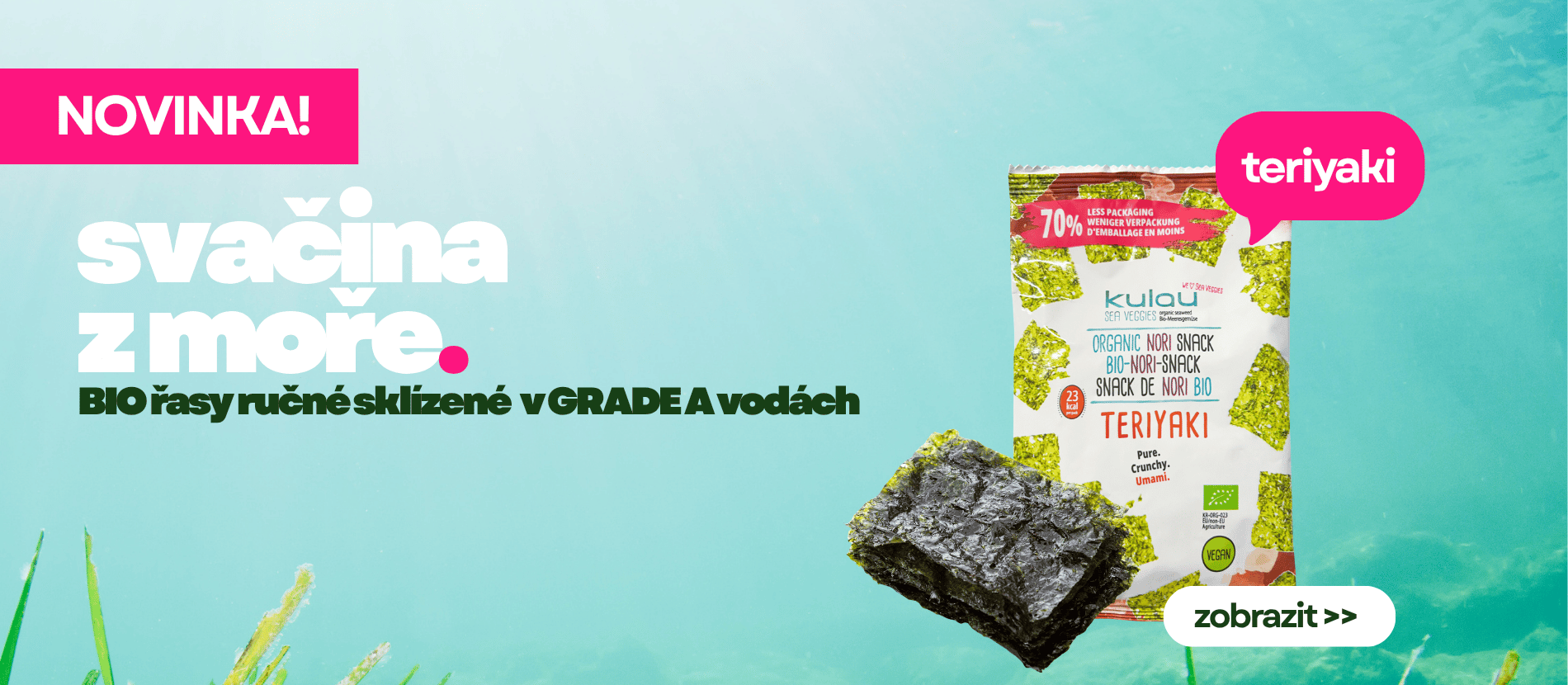 Kulau NOVINKA - Nori snack Teriyaki