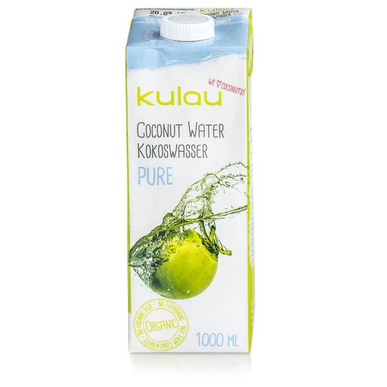 Kulau BIO kokosová voda PURE 1l. Přírodní isotonický nápoj. Pouze 12kcal/100ml.