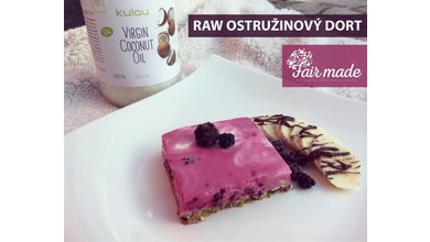 RAW ostružinový dort