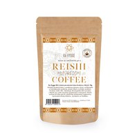 Vzorek Ra Hygge BIO mletá káva Peru Arabica REISHI 15g. Snížené pH 6 (nížší kyselost).