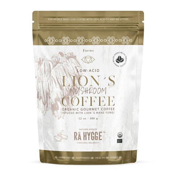 Ra Hygge BIO zrnková káva Peru Arabica LION’S MANE 100g