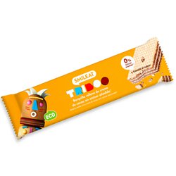 SMILEAT BIO celozrnná oplatka s kakaovou náplní s agáve 30g