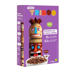 SMILEAT BIO cereální kakaové kroužky bez přidaného cukru 300g
