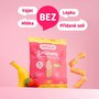 SMILEAT 100% ekologické kukuřičné křupky s jahodovo – banánovou příchutí. Pečeno s olivovým olejem. Vhodné pro děti starší 8 měsíců.