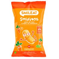 Smileat BIO kukuřičné křupky oves, mrkev s panenským olivovým olejem a vitaminem B1 8M+