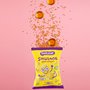 SMILEAT BIO kukuřičné křupky s extra panenským olivovým olejem 8M+, bezlepkové kukuřičné křupky, bez dalších přísad a přidané soli. Vhodné na cesty, díky svému balení.