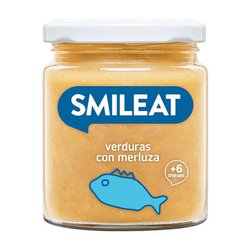 SMILEAT BIO příkrm mořská štika s rýží a zeleninou s extra panenským olivovým olejem 230g