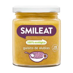 SMILEAT BIO telecí s bílými fazolemi a zeleninou s extra panenským olivovým olejem 230g