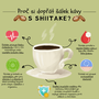 Shiitake pozitivní účinky proč pít Shiitake.