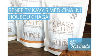 Benefity kávy s medicinální houbou Chaga