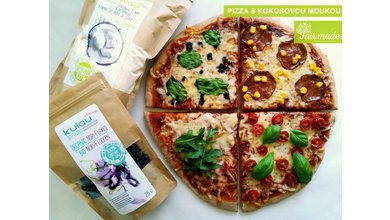 Zdravá pizza s kokosovou moukou