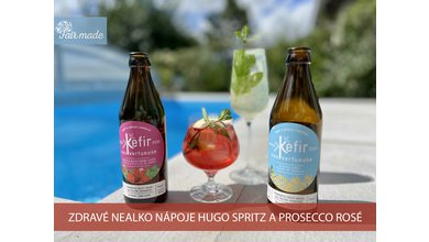 Zdravé nealko Hugo Spritz a Prosecco Rosé